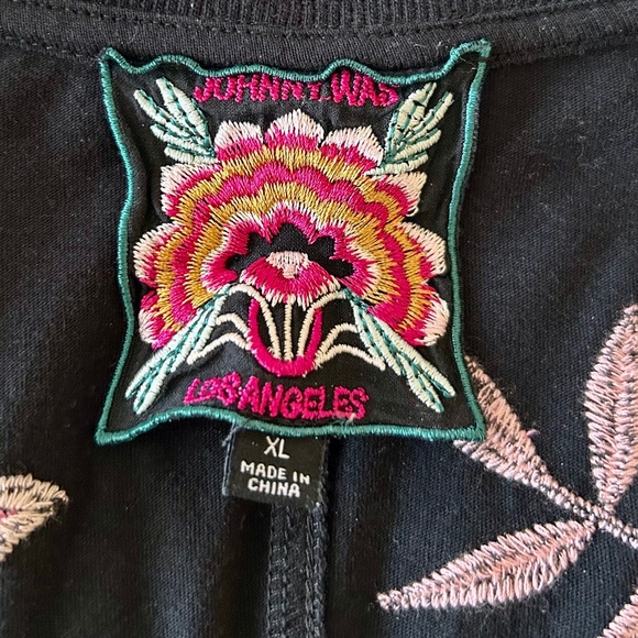 NWT Johnny Was XL Embroidered Knit Dress - Picture 5 of 7